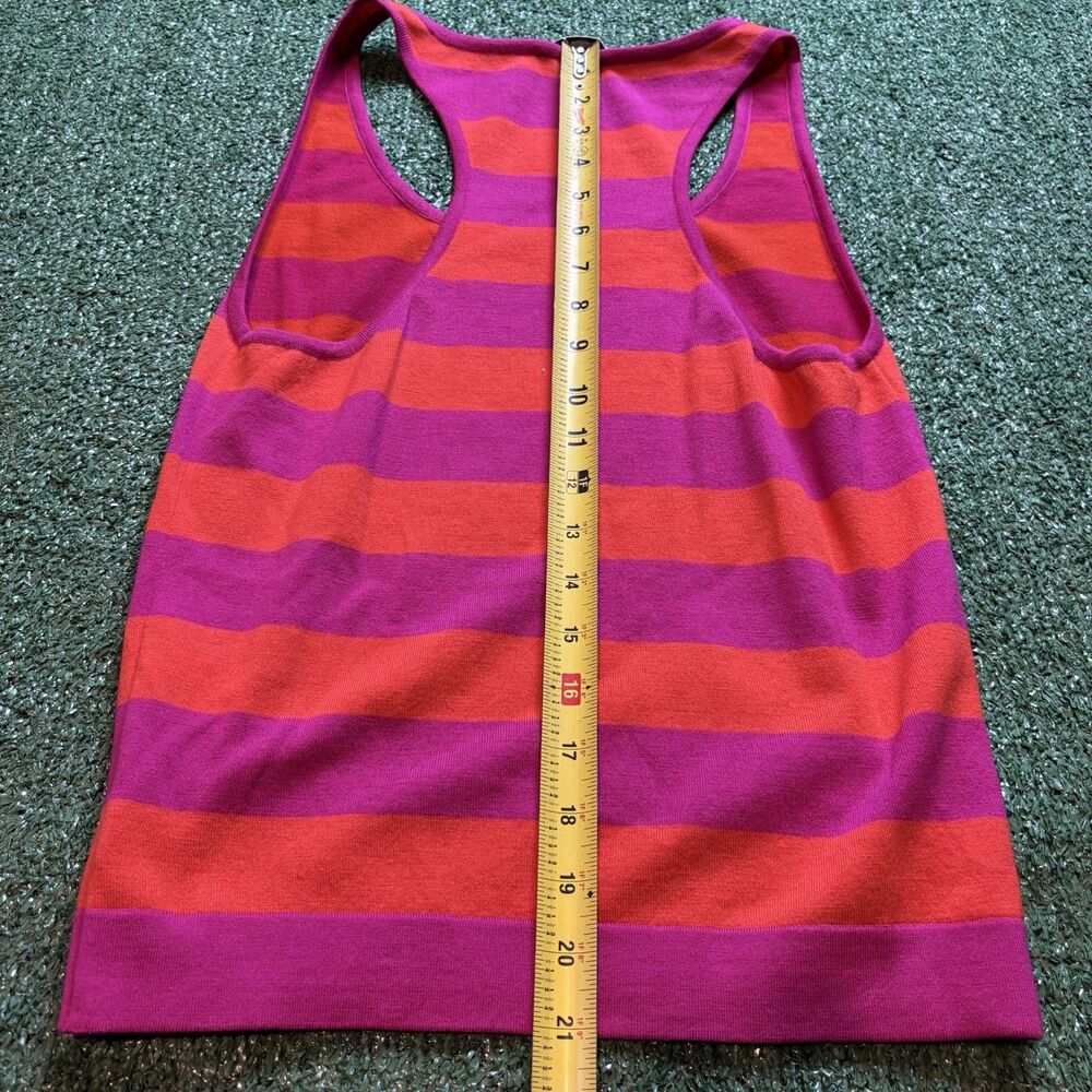 Authentic Celine Women’s Striped Pink Tank Top WOOL Size M - Picture 6 of 7